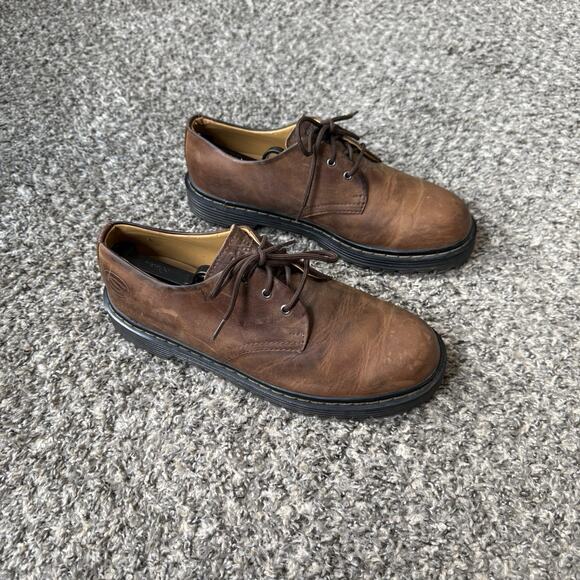 Skechers Vintage Y2K Leather Chunky Oxford Shoe Size 11 Brown Platform 90s - Picture 1 of 11